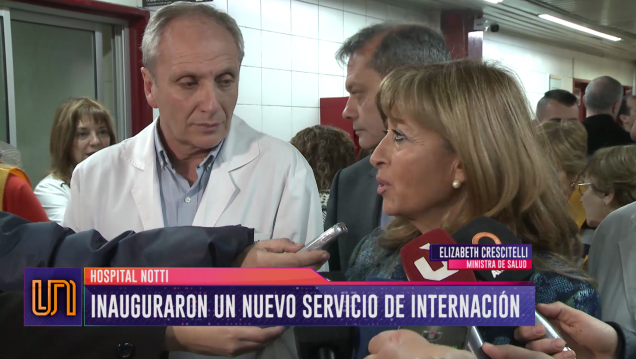 imagen Nuevo servicio de internación en el Notti 