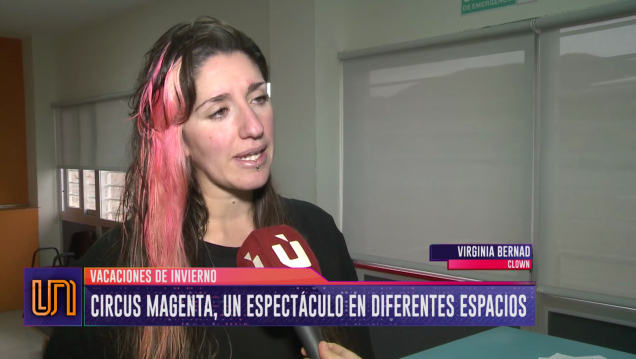 imagen Circus Magenta, en diversos espacios públicos