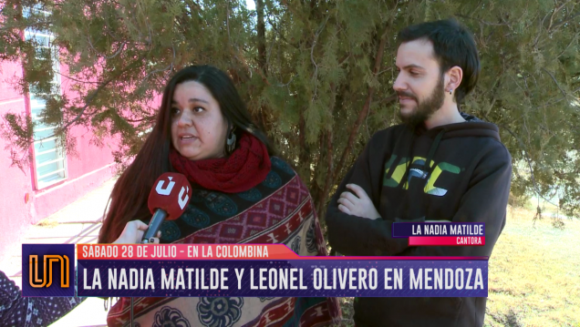 imagen Nadia Matilde y Leonel Olivero, música latinoamericana en Mendoza