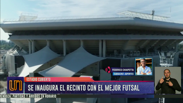 imagen Todo listo para inaugurar el estadio cubierto