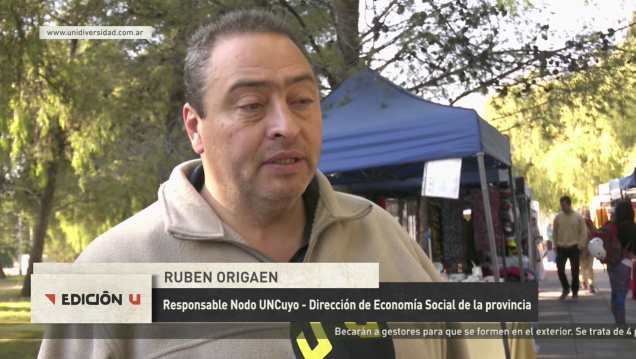 imagen EDICIÓN U: Continúa la feria de artesanos y emprendedores en la UNCuyo