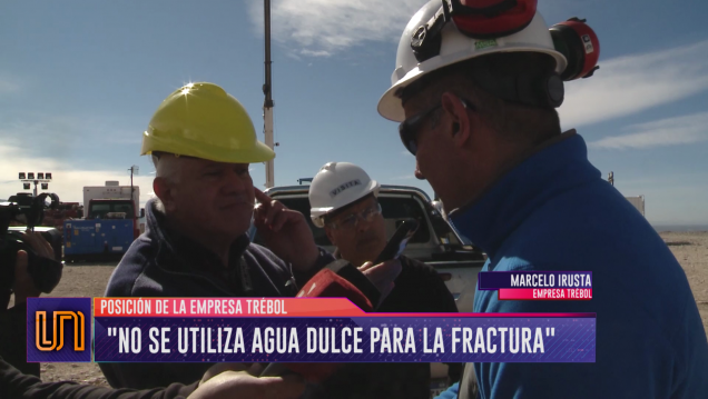 imagen Aseguran que en el fracking "no se utiliza agua dulce"