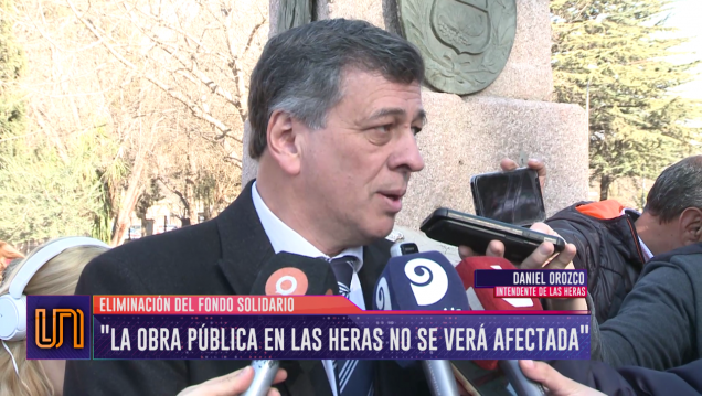 imagen Fondo Solidario: "La obra pública en Las Heras no se verá afectada"
