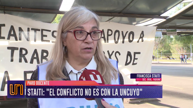 imagen Staiti: "El conflicto no es con la UNCUYO"