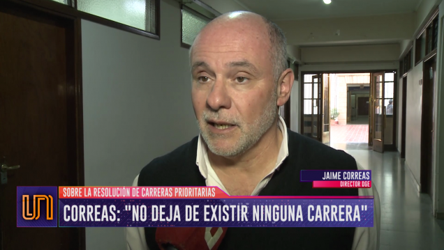 imagen Correas: "No deja de existir ninguna carrera"