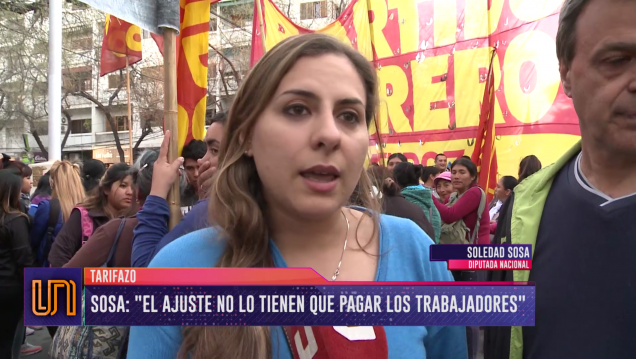 imagen Sosa: "El ajuste no lo tienen que pagar los trabajadores"