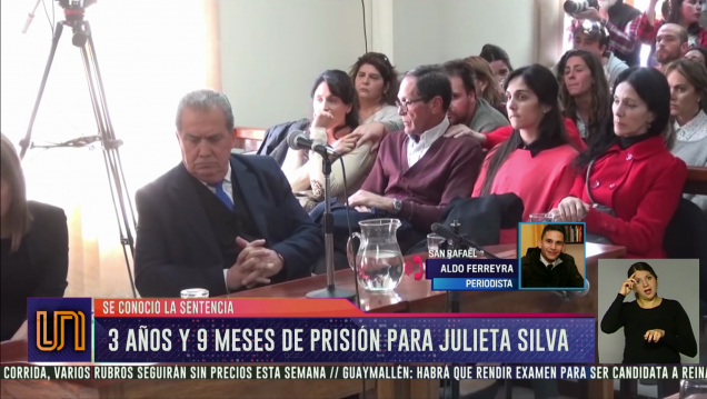 imagen Julieta Silva fue condenada a 3 años y 9 meses de prisión 