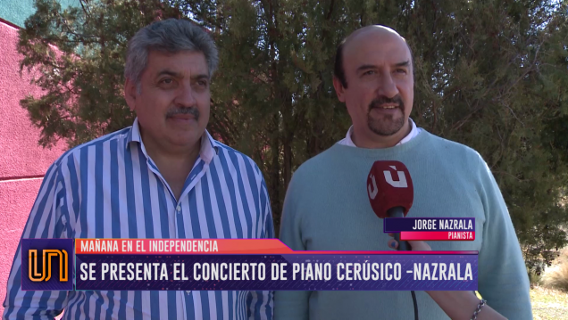 imagen Dúo de piano "Cerúsico-Nazrala" en el Independencia