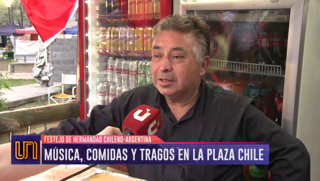 imagen Chilenos y argentinos festejan su hermandad en la Ciudad
