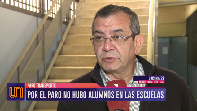 imagen Paro de transportes: no hubo casi alumnos en las escuelas