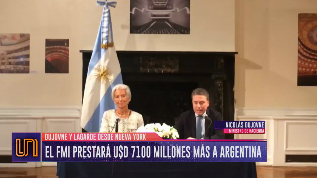 imagen Mirá el anuncio del nuevo acuerdo con el FMI