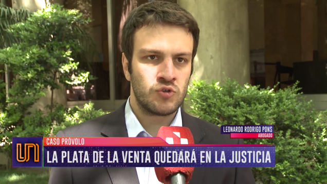 imagen Piden que el dinero por la compra del Próvolo lo retenga la Justicia