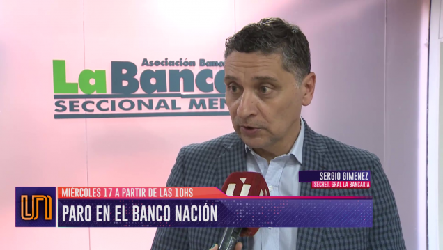 imagen Este miércoles habrá paro en las sucursales del Banco Nación 