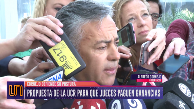 imagen Cornejo: "Que los jueces no paguen ganancias es una injusticia"