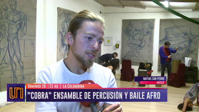 imagen "Cobra": un ensamble de percusión y baile afro