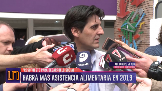 imagen Habrá más asistencia alimentaria en 2019