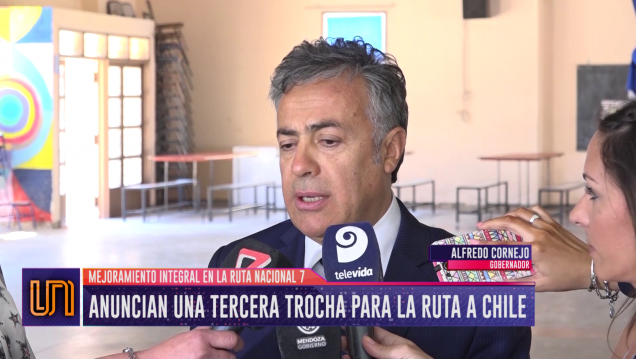 imagen Cornejo anunció una tercera trocha para la Ruta 7