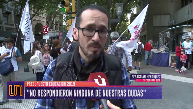 imagen Dudas del SUTE por el presupuesto para educación