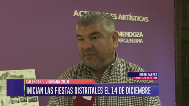 imagen Vendimia: las fiestas departamentales comienzan el 14 de diciembre