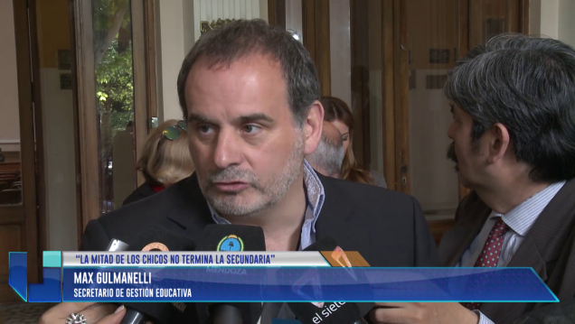 imagen Gulmanelli: "La mitad de los chicos no termina la secundaria"
