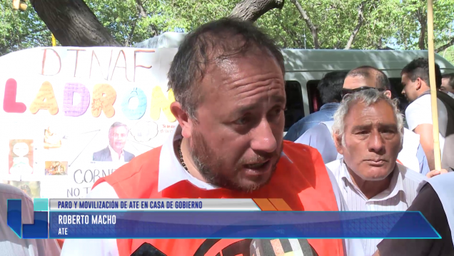 imagen Paro y movilización de ATE en casa de gobierno