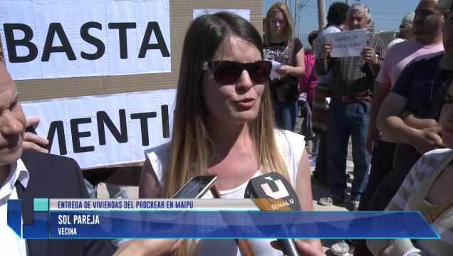 imagen PROCREAR: Vecinos reclamaron la entrega de sus viviendas