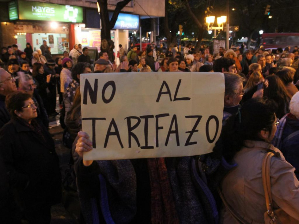imagen Protesta nacional contra el tarifazo