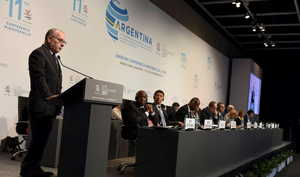 imagen Fuertes críticas de Estados Unidos a la OMC en el inicio de la cumbre