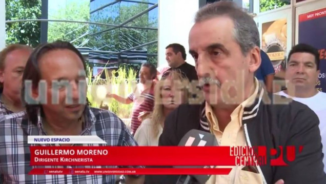 imagen Moreno hizo campaña con los despedidos del Casino