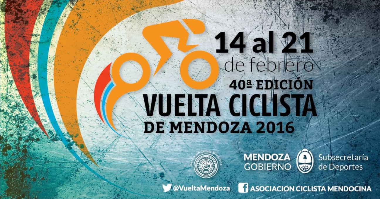 imagen El domingo 14 comienza la 40.º Vuelta Ciclística de Mendoza