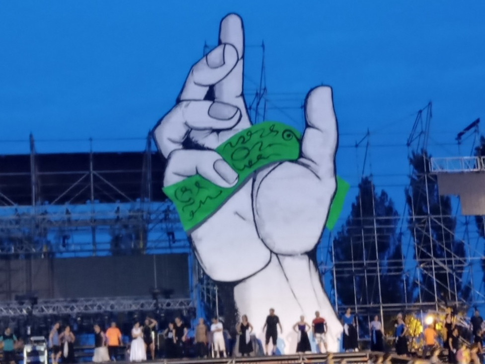 imagen Junín: cambiaron la escenografía vendimial para evitar asociaciones con el aborto