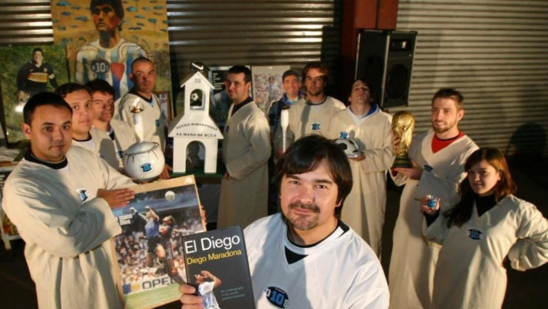 imagen "Dalma nos pidió que sigamos con la Iglesia Maradoniana"