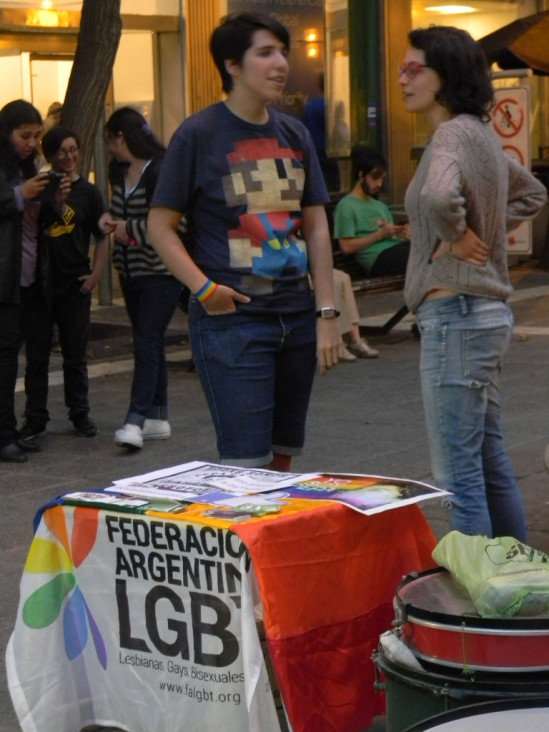 imagen Una tímida acción por la visibilización lésbica