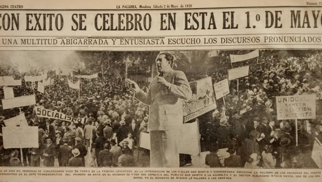 imagen Un primero de mayo, pero ochenta años atrás 
