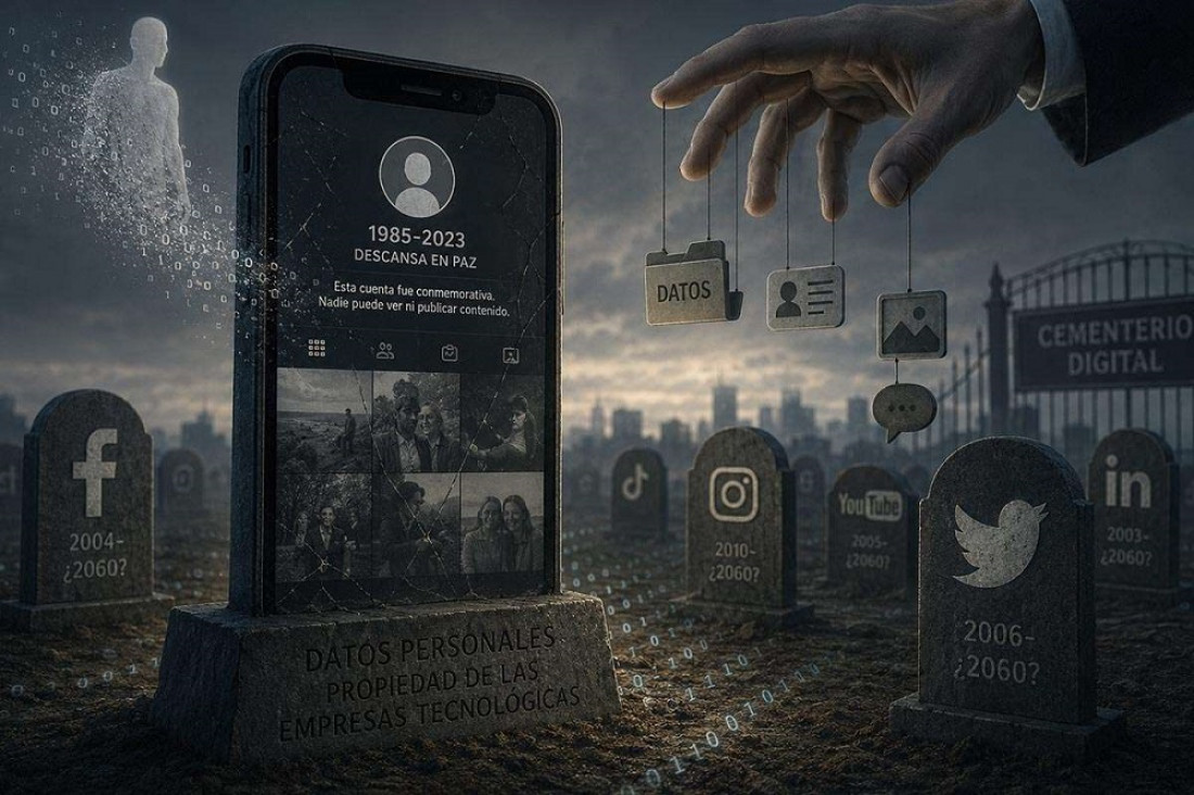 imagen Herencia digital: qué pasa con las cuentas, redes sociales y bienes virtuales cuando una persona fallece