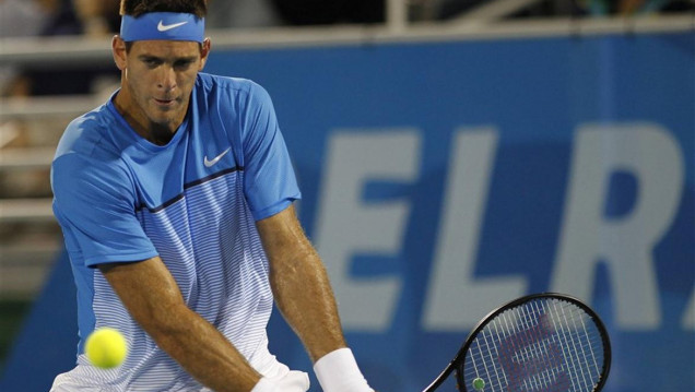 imagen  Del Potro ganó y va por la semifinales en Delray Beach