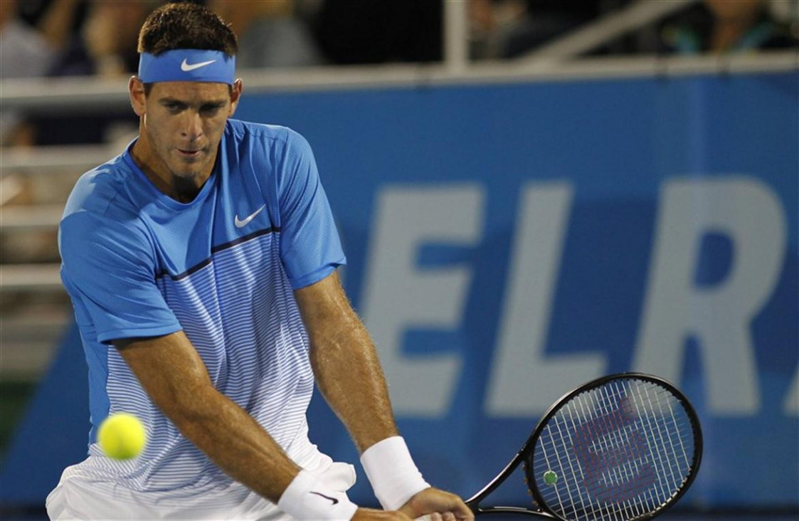 imagen  Del Potro ganó y va por la semifinales en Delray Beach