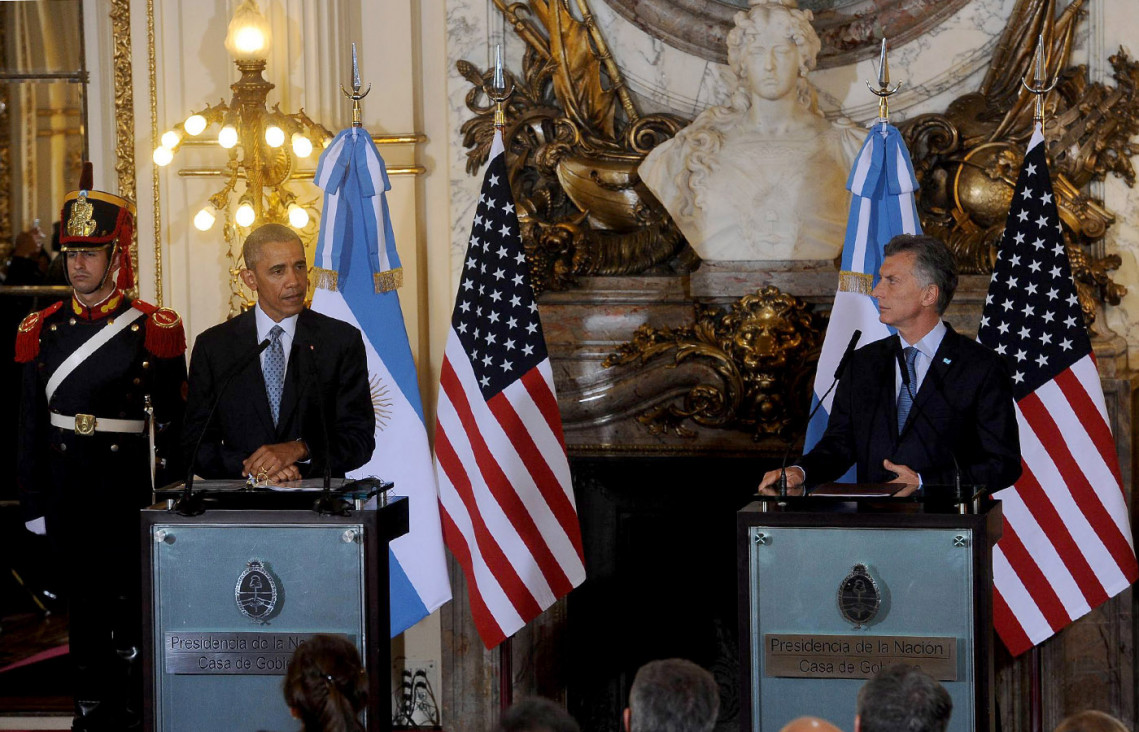 imagen Macri y Obama reciben a la prensa