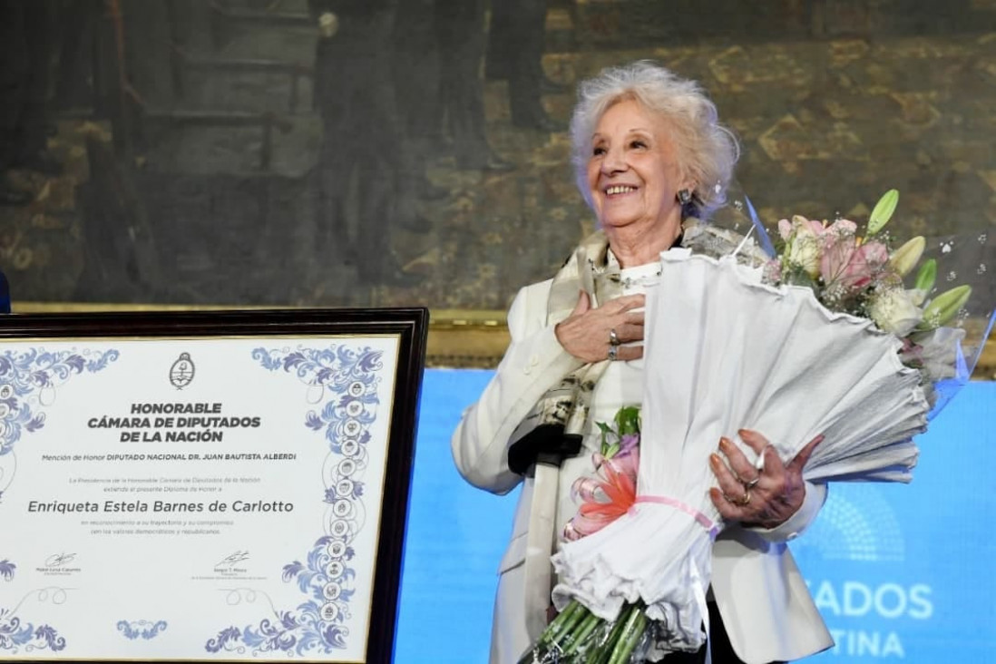 imagen Estela de Carlotto: "Este 24 volveremos a reencontrarnos después de la pandemia que nos paralizó"