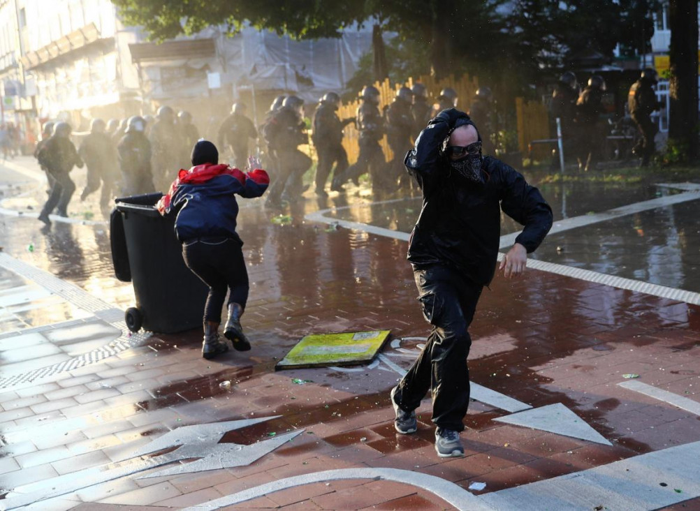 imagen Nuevos incidentes en el G20 dejaron más de 100 policías heridos
