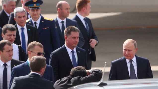 imagen Llegó Vladimir Putin a Buenos Aires