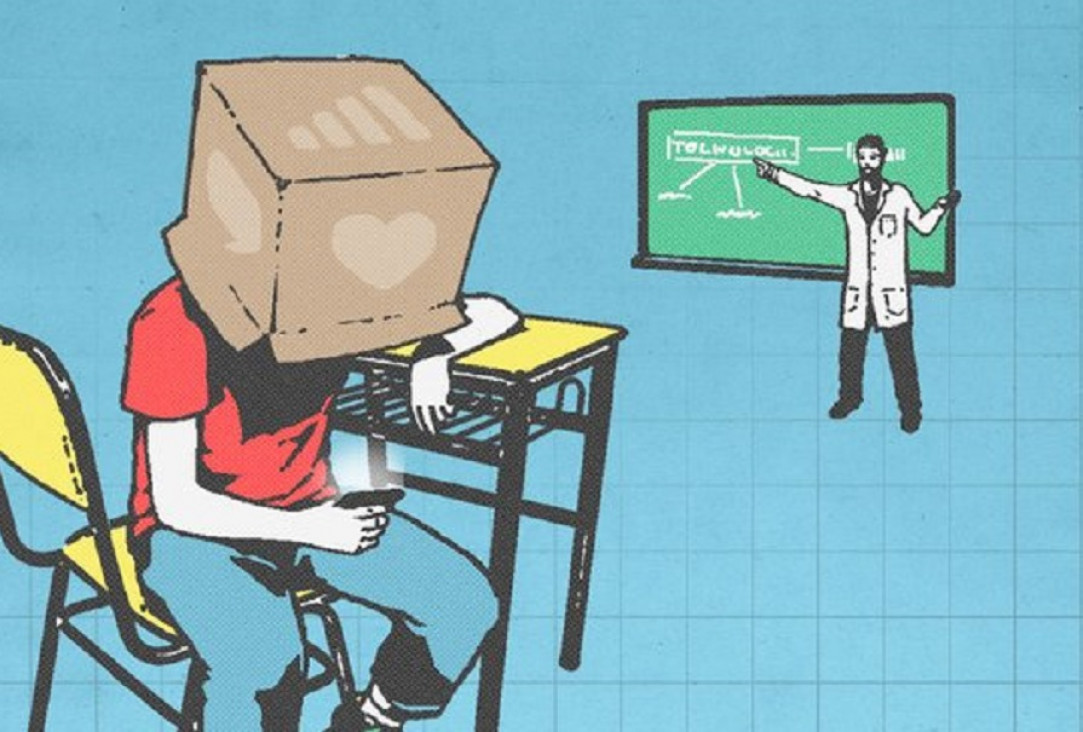 imagen Más de la mitad de estudiantes de 15 años se distrae con el celu en clases 