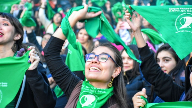 imagen Mendoza se sumó al "pañuelazo verde" para defender la IVE
