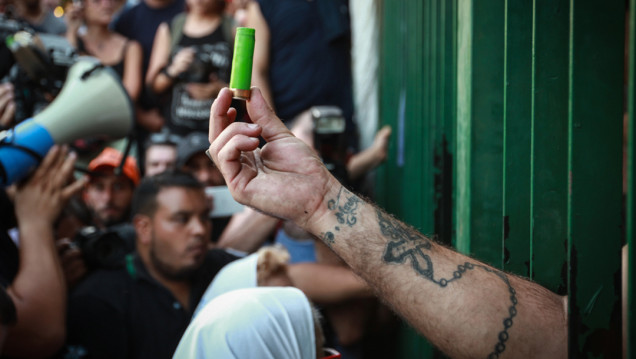 imagen Reprimieron e intentaron desalojar a los trabajadores de AGR-Clarín