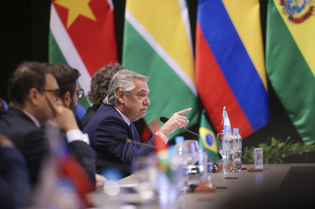 imagen "Tenemos que estar más unidos que nunca", dijo Fernández a sus pares del Mercosur