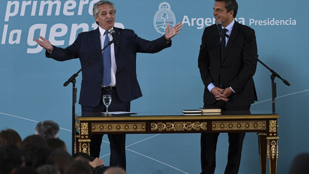 imagen Juró Massa y Alberto Fernández afirmó que viene una "gran oportunidad"