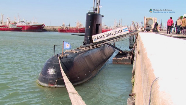 imagen Llaman otra vez a licitación para la búsqueda del ARA San Juan