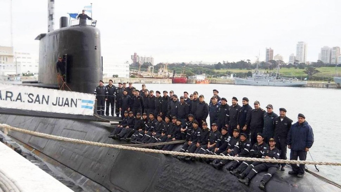 imagen ARA San Juan: proponen declarar "héroes nacionales navales" a los 44 tripulantes