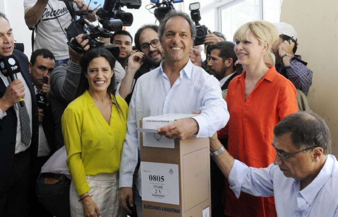 imagen Votó Scioli con "profunda emoción y gratitud" 
