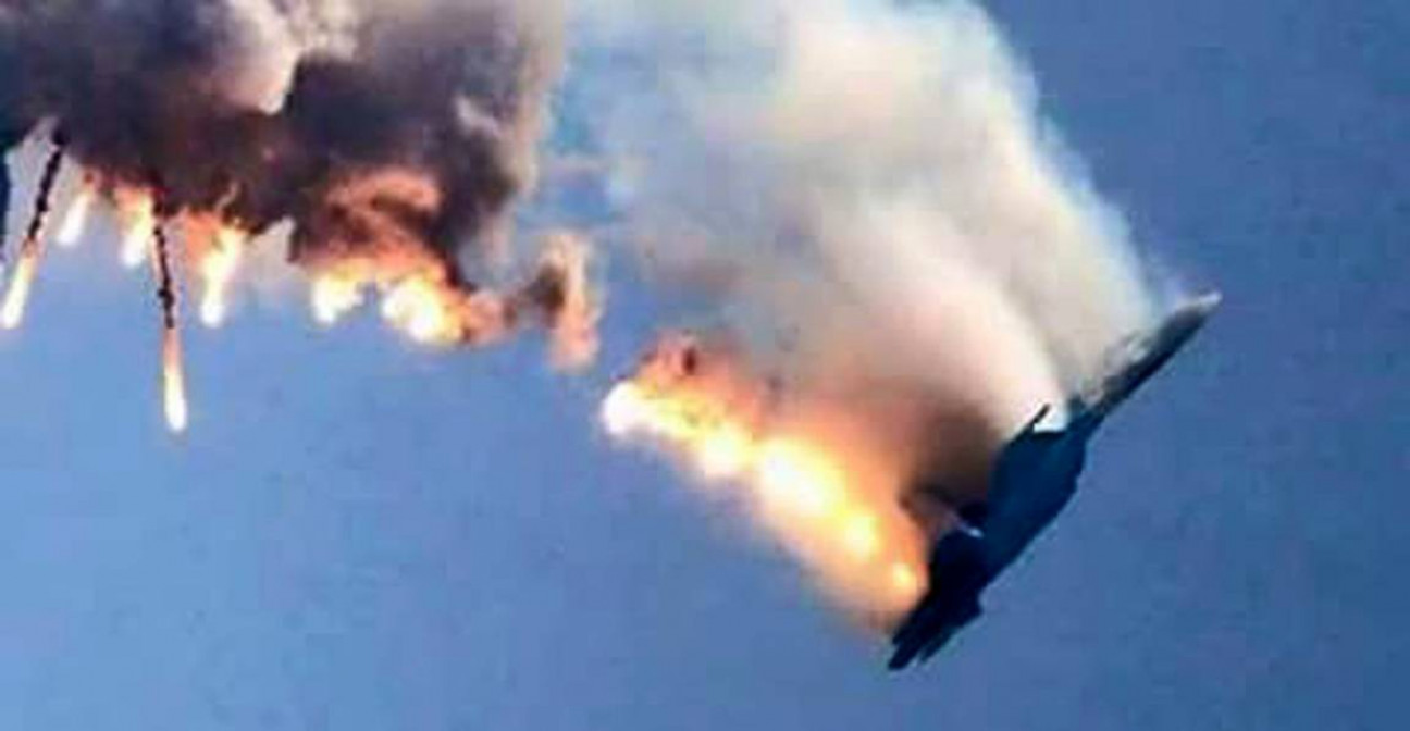 imagen Turquía derribó un avión militar ruso